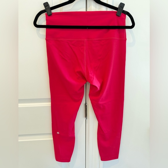 Lululemon Wunder Train High-Rise Tight 25" Size 10 Pink Dragonfruit - Picture 2 of 3